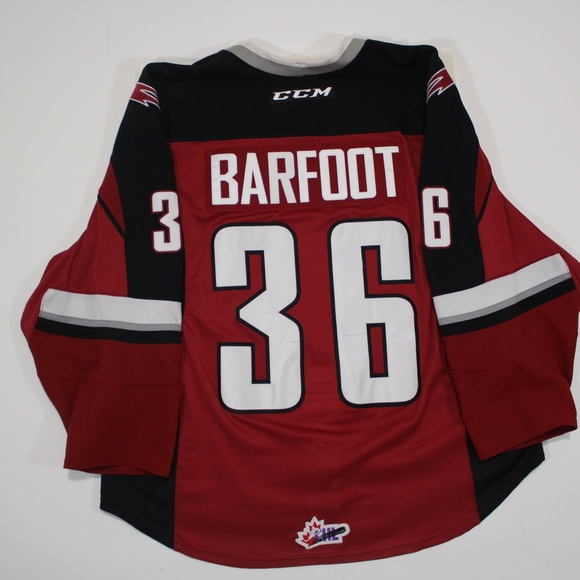 Vancouver Giants Aidan Barfoot game worn 56 CCM Jersey - Picture 5 of 8